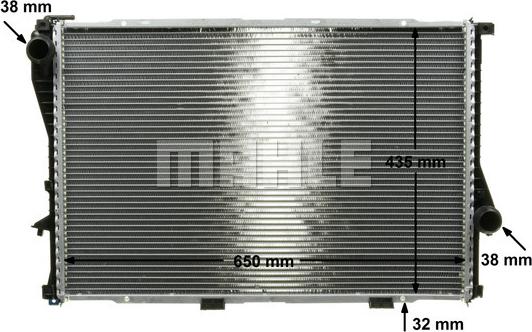 MAHLE CR 295 000P - Радиатор, охлаждане на двигателя vvparts.bg