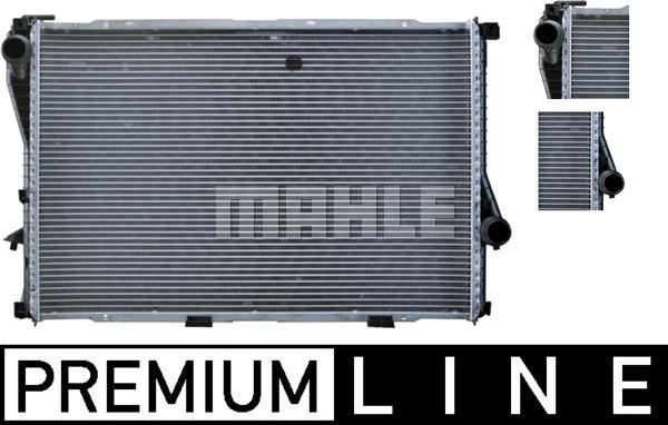 MAHLE CR 296 000P - Радиатор, охлаждане на двигателя vvparts.bg