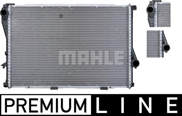 MAHLE CR 298 000P - Радиатор, охлаждане на двигателя vvparts.bg