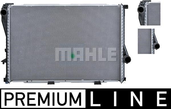 MAHLE CR 297 000P - Радиатор, охлаждане на двигателя vvparts.bg