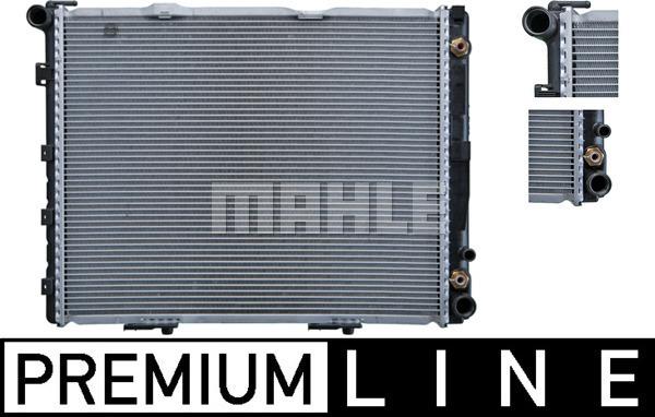 MAHLE CR 241 000P - Радиатор, охлаждане на двигателя vvparts.bg