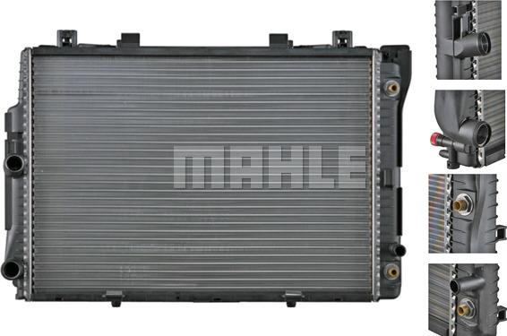 MAHLE CR 262 000S - Радиатор, охлаждане на двигателя vvparts.bg