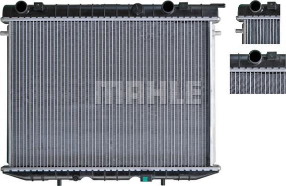 MAHLE CR 208 000S - Радиатор, охлаждане на двигателя vvparts.bg