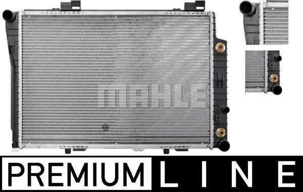 MAHLE CR 270 000P - Радиатор, охлаждане на двигателя vvparts.bg