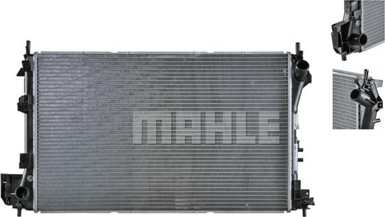 MAHLE CR 763 000S - Радиатор, охлаждане на двигателя vvparts.bg