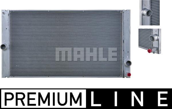 MAHLE CR 779 000P - Радиатор, охлаждане на двигателя vvparts.bg