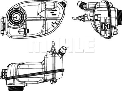 MAHLE CRT 65 000S - Разширителен съд, охладителна течност vvparts.bg