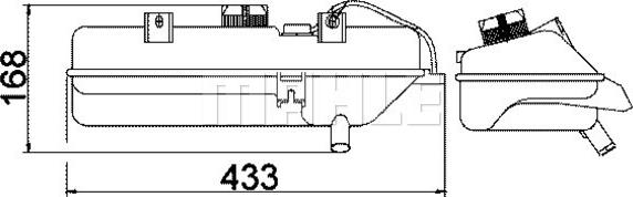 MAHLE CRT 16 000S - Разширителен съд, охладителна течност vvparts.bg