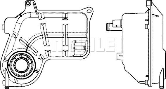 MAHLE CRT 26 000S - Разширителен съд, охладителна течност vvparts.bg