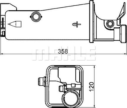 MAHLE CRT 2 000S - Разширителен съд, охладителна течност vvparts.bg