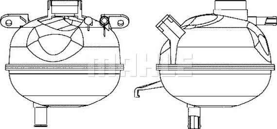 MAHLE CRT 7 000S - Разширителен съд, охладителна течност vvparts.bg