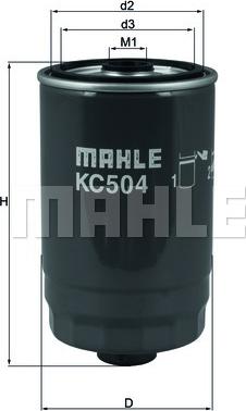 MAHLE KC 504 - Горивен филтър vvparts.bg