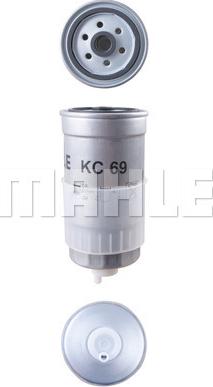 MAHLE KC 69 - Горивен филтър vvparts.bg