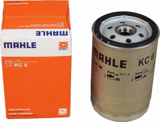 MAHLE KC 6 - Горивен филтър vvparts.bg