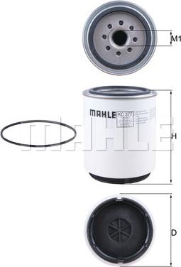 MAHLE KC 377D - Горивен филтър vvparts.bg