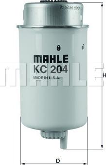 MAHLE KC 204 - Горивен филтър vvparts.bg