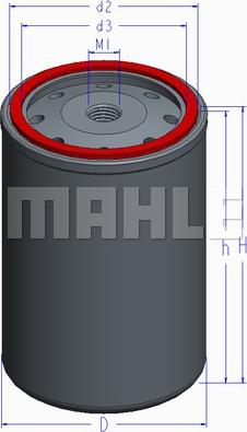 MAHLE KC 202 - Горивен филтър vvparts.bg