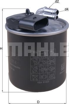 MAHLE KL 914 - Горивен филтър vvparts.bg