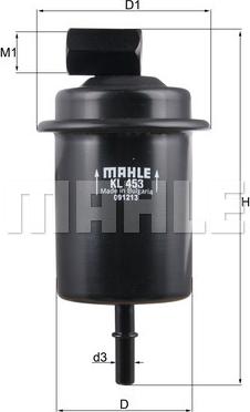 MAHLE KL 453 - Горивен филтър vvparts.bg