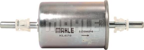 MAHLE KL 670 - Горивен филтър vvparts.bg