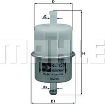 MAHLE KL 150 OF - Горивен филтър vvparts.bg