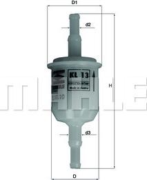 MAHLE KL 13 - Горивен филтър vvparts.bg