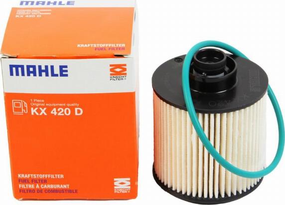 MAHLE KX 420D - Горивен филтър vvparts.bg