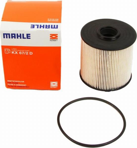 MAHLE KX 67/2D - Горивен филтър vvparts.bg