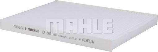 MAHLE LA 587 - Филтър купе (поленов филтър) vvparts.bg