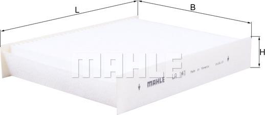 MAHLE LA 141 - Филтър купе (поленов филтър) vvparts.bg