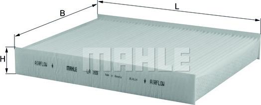 MAHLE LA 169 - Филтър купе (поленов филтър) vvparts.bg