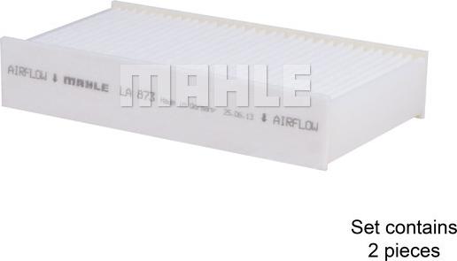 MAHLE LA 873/S - Филтър купе (поленов филтър) vvparts.bg