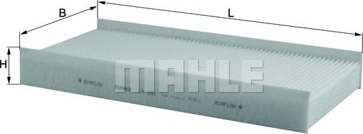 MAHLE LA 232 - Филтър купе (поленов филтър) vvparts.bg