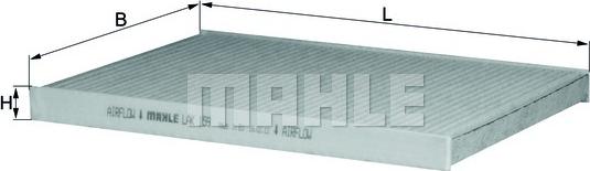 MAHLE LAK 159 - Филтър купе (поленов филтър) vvparts.bg