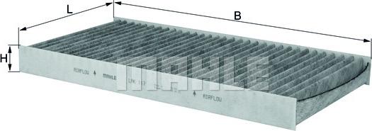 MAHLE LAK 117 - Филтър купе (поленов филтър) vvparts.bg