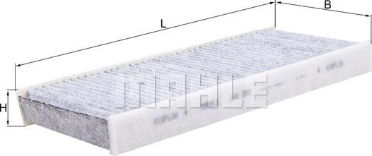 MAHLE LAK 289 - Филтър купе (поленов филтър) vvparts.bg