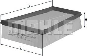 MAHLE LX 957/3 - Въздушен филтър vvparts.bg