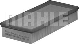 MAHLE LX 408 - Въздушен филтър vvparts.bg