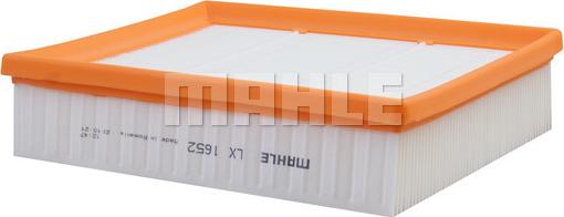 MAHLE LX 1652 - Въздушен филтър vvparts.bg