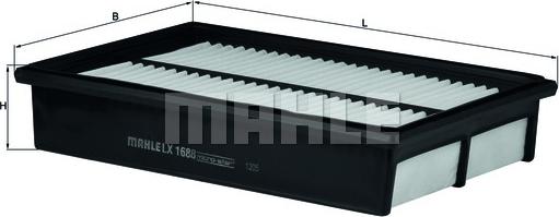 MAHLE LX 1688 - Въздушен филтър vvparts.bg