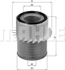 MAHLE LX 878 - Въздушен филтър vvparts.bg