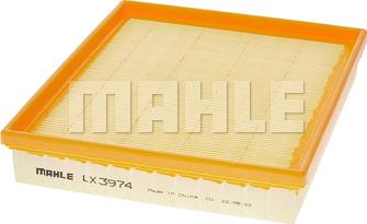 MAHLE LX 3974 - Въздушен филтър vvparts.bg