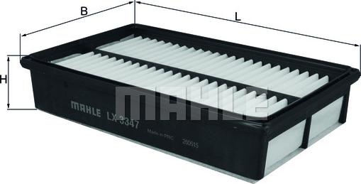 MAHLE LX 3347 - Въздушен филтър vvparts.bg