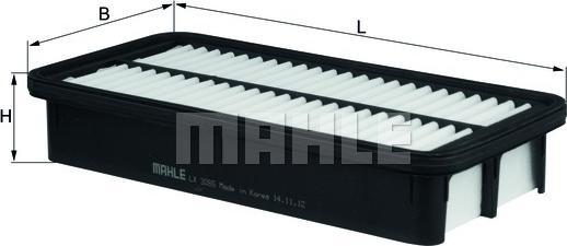 MAHLE LX 3265 - Въздушен филтър vvparts.bg