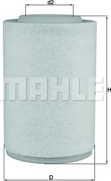 MAHLE LX 3286 - Въздушен филтър vvparts.bg