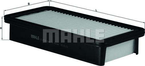 MAHLE LX 2638 - Въздушен филтър vvparts.bg