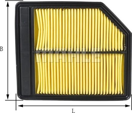 MAHLE LX 2119 - Въздушен филтър vvparts.bg