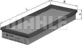 MAHLE LX 218 - Въздушен филтър vvparts.bg