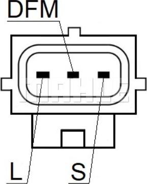 MAHLE MG 1063 - Генератор vvparts.bg