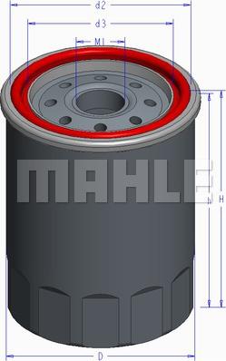 MAHLE OC 586 - Маслен филтър vvparts.bg